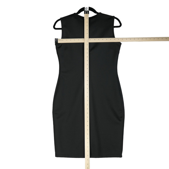 Calvin Klein Dress Womens Size 2 Fitted Pencil Bodycon Stretch Slimming Embossed - Picture 7 of 10